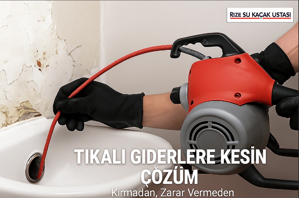 Çamlıhemşin su kaçak tespiti